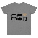Camiseta punto liso - Gris deportivo jaspeado - Camiseta «Boig per tu»