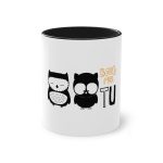Taza bicolor - Negro - Camiseta «Boig per tu» Taza bicolor - Negro - Camiseta «Boig per tu»