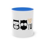 Taza bicolor - Azul Cambridge - Camiseta «Boig per tu» Taza bicolor - Azul Cambridge - Camiseta «Boig per tu»