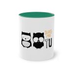 Taza bicolor - Verde oscuro - Camiseta «Boig per tu» Taza bicolor - Verde oscuro - Camiseta «Boig per tu»