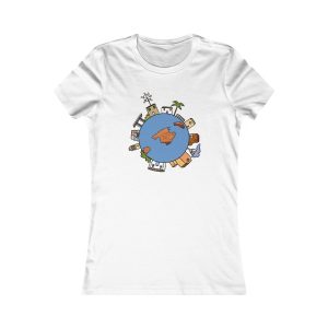 Camiseta mujer Favorite - Blanco - Camiseta «cada casa es un mon sense»