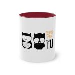 Taza bicolor - Granate - Camiseta «Boig per tu» Taza bicolor - Granate - Camiseta «Boig per tu»