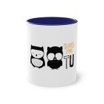 Taza bicolor - Azul oscuro - Camiseta «Boig per tu» Taza bicolor - Azul oscuro - Camiseta «Boig per tu»
