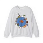Sudadera cuello redondo - Gris ceniza - Camiseta «cada casa es un mon sense»