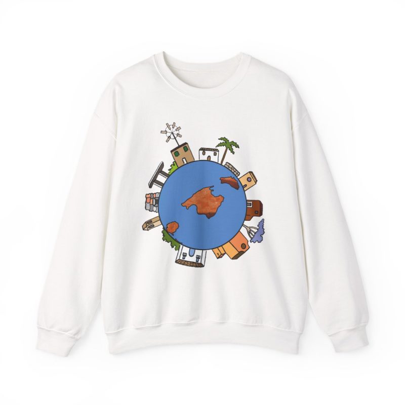 Sudadera cuello redondo - Blanco - Camiseta «cada casa es un mon sense»