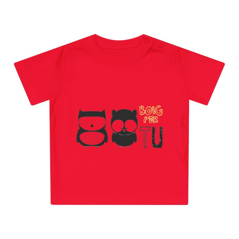Camiseta de bebe - Rojo - Camiseta «Boig per tu»
