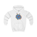 Sudadera con capucha infantil - Blanco artico - Camiseta «cada casa es un mon sense»