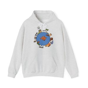 Sudadera con capucha - Gris ceniza - Camiseta «cada casa es un mon sense»