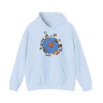 Sudadera con capucha - Azul claro - Camiseta «cada casa es un mon sense» Sudadera con capucha - Azul claro - Camiseta «cada casa es un mon sense»