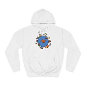 Sudadera universitaria - Blanco artico - Camiseta «cada casa es un mon sense»