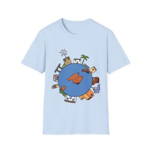 Camiseta Softstyle - Azul claro - Camiseta «cada casa es un mon sense»