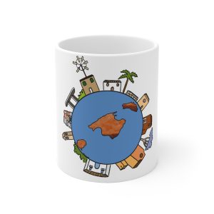 Taza de ceramica - Camiseta «cada casa es un mon sense»