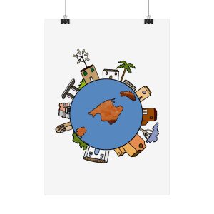 Poster - Camiseta «cada casa es un mon sense»