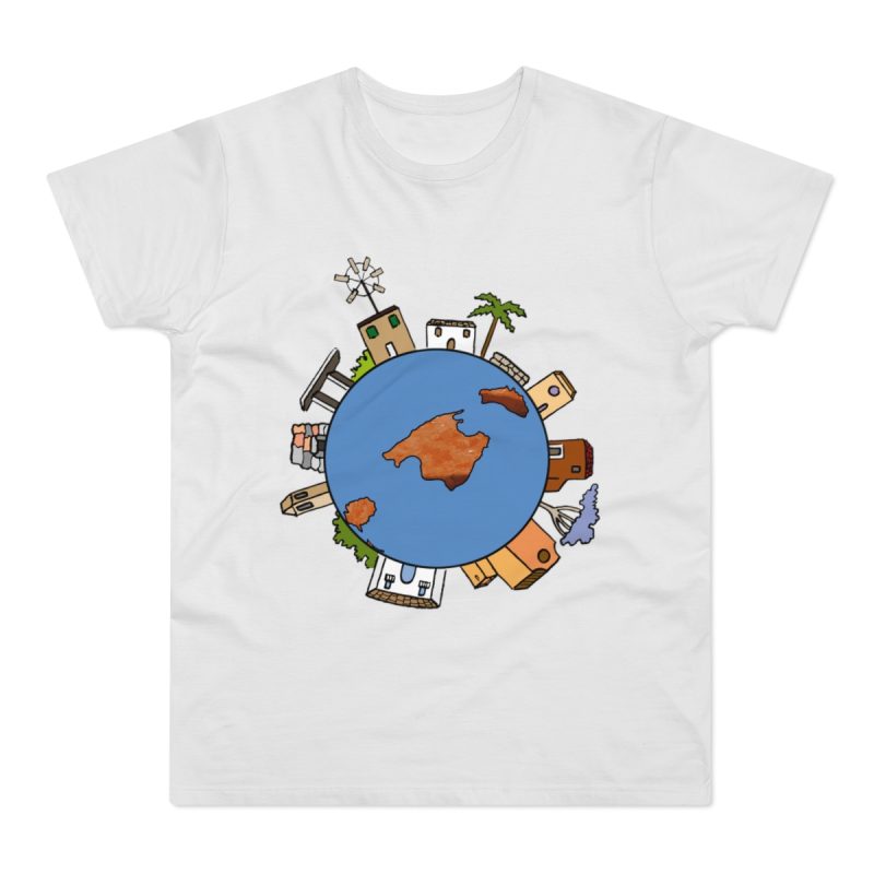 Camiseta hombre punto liso - Blanco - Camiseta «cada casa es un mon sense» Camiseta hombre punto liso - Blanco - Camiseta «cada casa es un mon sense»