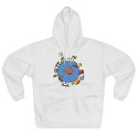 Sudadera con capucha cerrada - Blanco - Camiseta «cada casa es un mon sense»