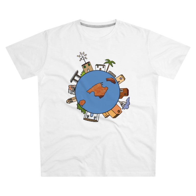 Camiseta hombre corte moderno - Blanco - Camiseta «cada casa es un mon sense» Camiseta hombre corte moderno - Blanco - Camiseta «cada casa es un mon sense»