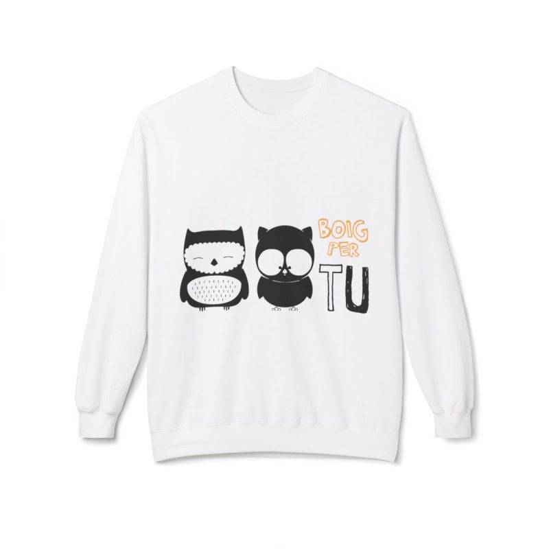 Sudadera Softstyle cuello redondo - Blanco - Camiseta «Boig per tu»