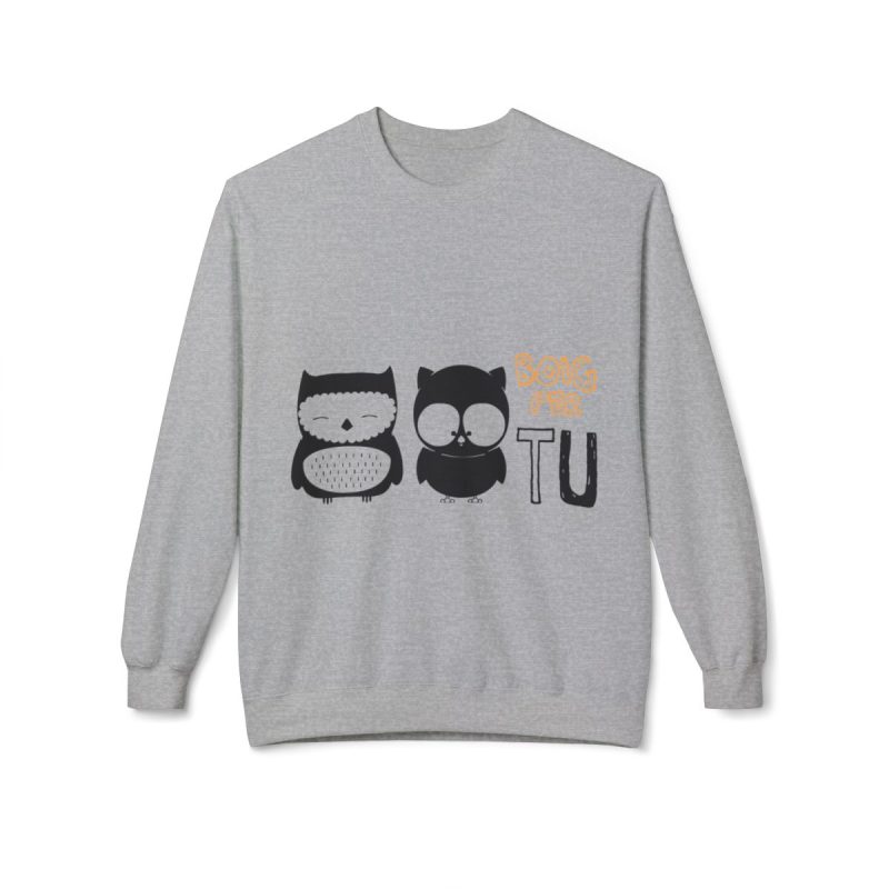 Sudadera Softstyle cuello redondo - Gris deportivo - Camiseta «Boig per tu»