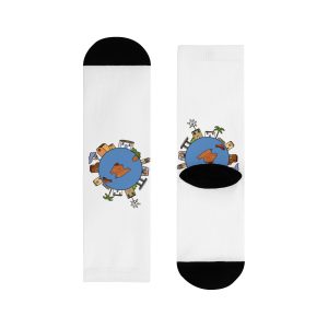 Calcetines - Camiseta «cada casa es un mon sense»