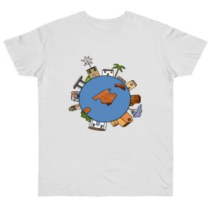 Camiseta punto liso - Blanco - Camiseta «cada casa es un mon sense»