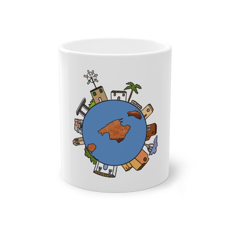 Taza estandar 325 ml - Blanco - Camiseta «cada casa es un mon sense» Taza estandar 325 ml - Blanco - Camiseta «cada casa es un mon sense»