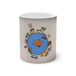 Taza magica que cambia de color - Negro - Camiseta «cada casa es un mon sense»