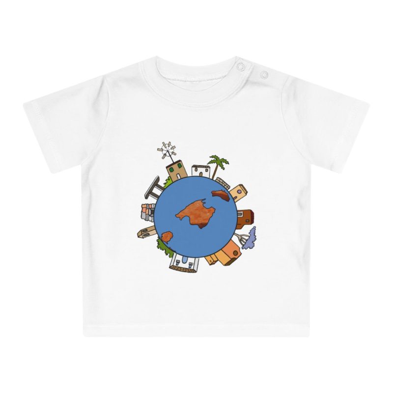 Camiseta de bebe - Blanco - Camiseta «cada casa es un mon sense»
