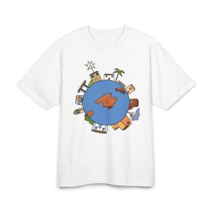 Camiseta Freestyler tacto seco - Blanco - Camiseta «cada casa es un mon sense»