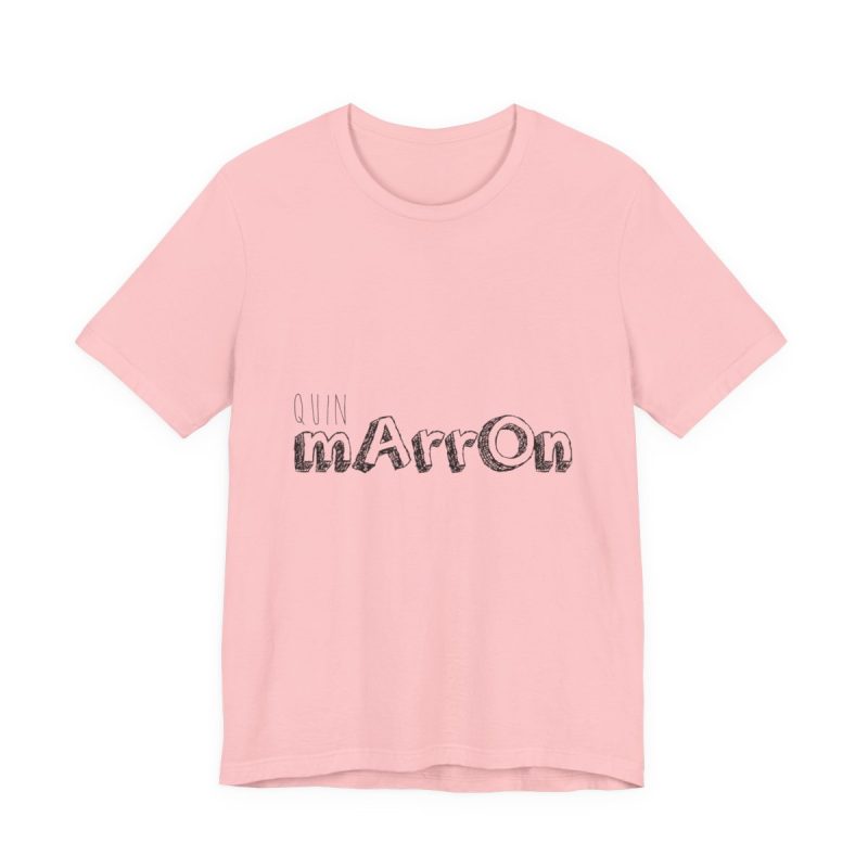 Camiseta jersey manga corta - Rosa - Camiseta «Quin marrón»