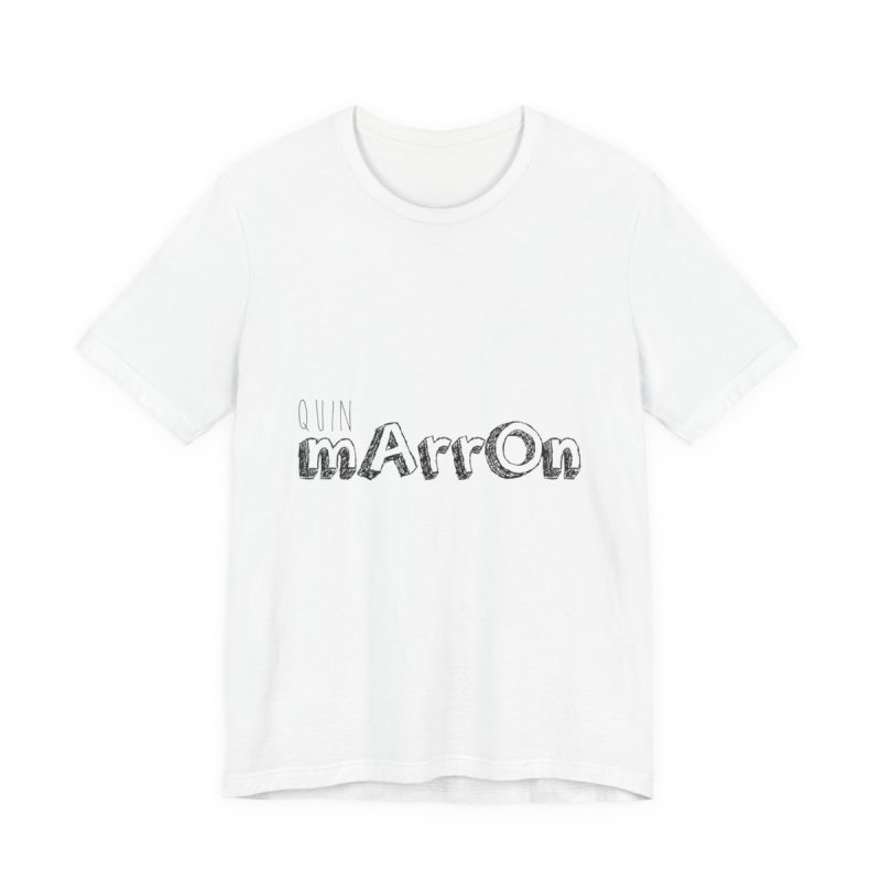 Camiseta jersey manga corta - Blanco - Camiseta «Quin marrón»