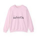 Sudadera cuello redondo - Rosa claro - Camiseta «Quin marrón» Sudadera cuello redondo - Rosa claro - Camiseta «Quin marrón»