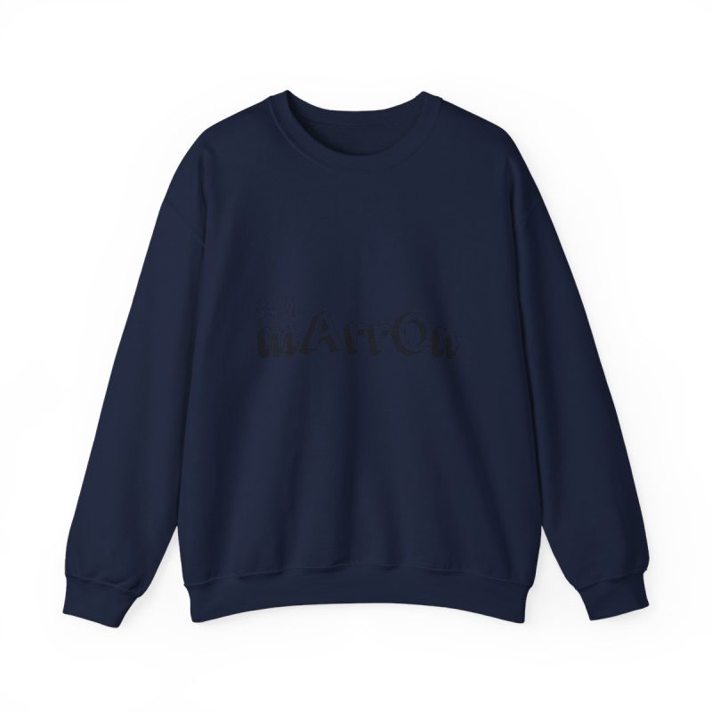 Sudadera cuello redondo - Azul marino - Camiseta «Quin marrón»