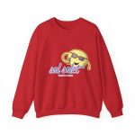 Sudadera cuello redondo - Rojo - Camiseta Sol solet, vine’m a veure Sudadera cuello redondo - Rojo - Camiseta Sol solet, vine’m a veure