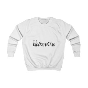 Sudadera infantil - Blanco artico - Camiseta «Quin marrón»