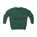 Sudadera infantil - Verde botella - Camiseta «Quin marrón»