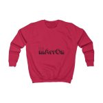 Sudadera infantil - Rojo fuego - Camiseta «Quin marrón»