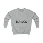 Sudadera infantil - Gris jaspeado claro - Camiseta «Quin marrón»