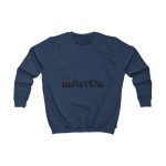 Sudadera infantil - Azul marino Oxford - Camiseta «Quin marrón»