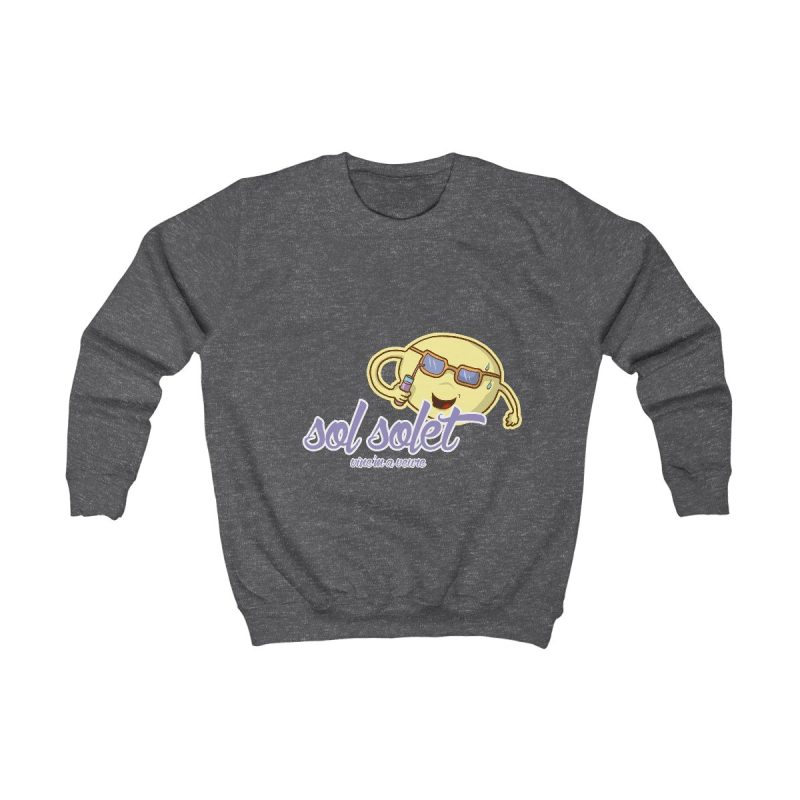 Sudadera infantil - Gris marengo - Camiseta Sol solet, vine’m a veure