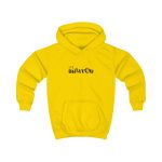 Sudadera con capucha infantil - Amarillo sol - Camiseta «Quin marrón» Sudadera con capucha infantil - Amarillo sol - Camiseta «Quin marrón»