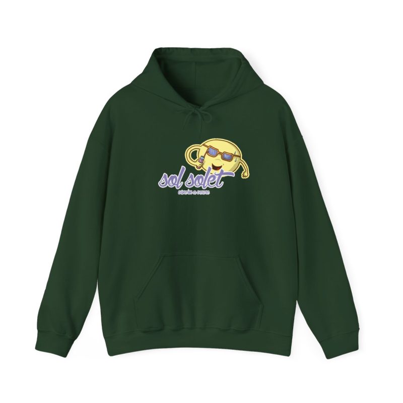 Sudadera con capucha - Verde bosque - Camiseta Sol solet, vine’m a veure
