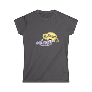 Camiseta mujer Softstyle - Gris marengo - Camiseta Sol solet, vine’m a veure