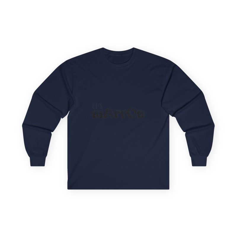 Camiseta manga larga - Azul marino - Camiseta «Quin marrón»