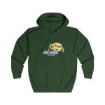 Sudadera con capucha y cremallera - Verde botella - Camiseta Sol solet, vine’m a veure