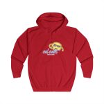 Sudadera con capucha y cremallera - Rojo fuego - Camiseta Sol solet, vine’m a veure