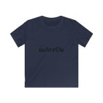Camiseta infantil Softstyle - Azul marino - Camiseta «Quin marrón»