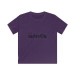 Camiseta infantil Softstyle - Morado - Camiseta «Quin marrón»