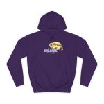 Sudadera universitaria - Morado - Camiseta Sol solet, vine’m a veure Sudadera universitaria - Morado - Camiseta Sol solet, vine’m a veure