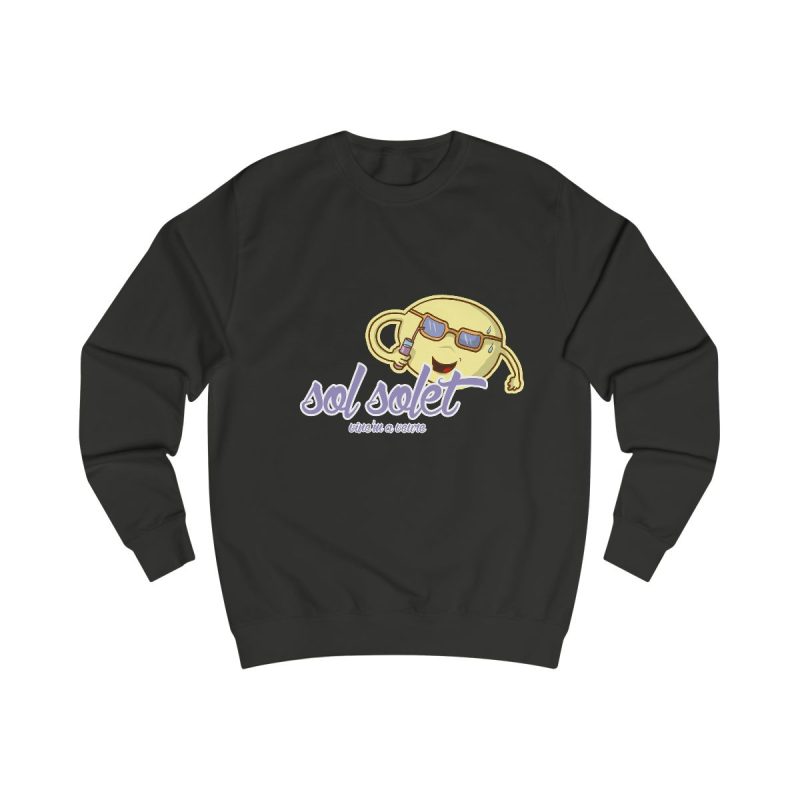 Sudadera clasica - Negro azabache - Camiseta Sol solet, vine’m a veure