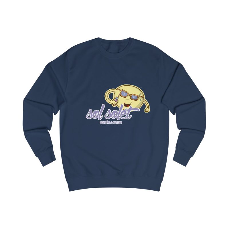 Sudadera clasica - Azul marino Oxford - Camiseta Sol solet, vine’m a veure